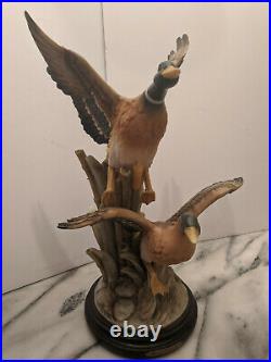 Flying Mallard duck statue, Bigocean #060323, Figurine