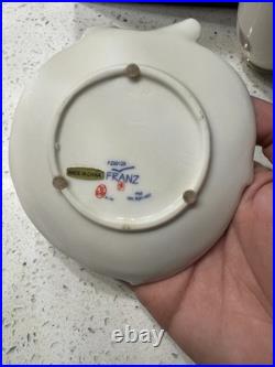 Franz Collection Hummingbird & Blue Iris Porcelain Cup & Saucer Set FZ00129