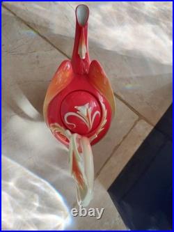 Franz Phoenician Flight Porcelain Art Nouveau Teapot Phoenix Bird Flame J Ho