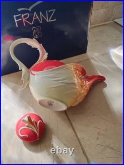Franz Phoenician Flight Porcelain Art Nouveau Teapot Phoenix Bird Flame J Ho