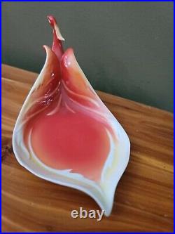 Franz Porcelain Red Phoenician Phoenix Bird Teacup & Saucer