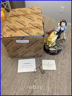 Giuseppe Armani 1993 Disney Snow White with Blue Bird Statue Figurine 0209-C