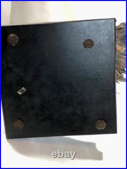 Giuseppe Armani Peacock Small 0720-S Porcelain Sculpture Italy 13.5 Tall & Box