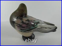 Glo Coalson Art Pottery Pigeon Bird Sculpture Signed Numbered 42/250