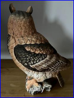 Goebel Great Horned Owl Reference 3883029 L. Edition G. Granget 9.5/25cm Free P&P
