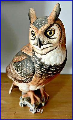 Goebel Great Horned Owl Reference 3883029 L. Edition G. Granget 9.5/25cm Free P&P