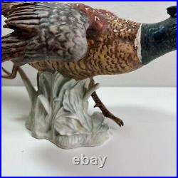 Goebel Pheasant Bird Running Figurine 18 1/2 Long W. Germany Flaws Large
