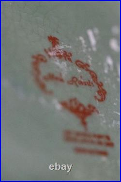 Gorgeous Mark Roberts Porcelain and Bronze bird and flower candle holder