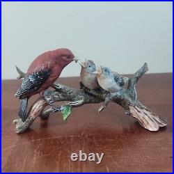 Goto Figurine by GOTO ORIGINALS Scarlet Tanager Porcelain Bird Figurine