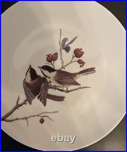 Grace Fine Porcelain Bird Dinner Plates Set of 2