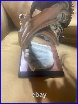 Guiseppe Armani The Descent Eagle Statue Signed/Numbered/16 Tall