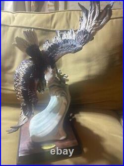 Guiseppe Armani The Descent Eagle Statue Signed/Numbered/16 Tall