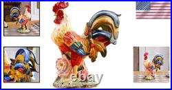 Hand-Painted Ceramic Rooster Collectible Large Statue Hand-Painted Ceramic Rooster Collectible Large Statue