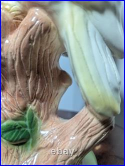 Handmade cockatoo Porcelain Sculpture Signed, late 20th century style