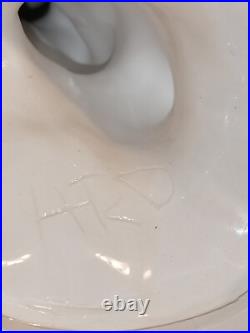 Handmade cockatoo Porcelain Sculpture Signed, late 20th century style