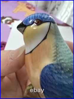 Herend Hungary Porcelain Figure On A Branch Bird 10.5cm High 5043