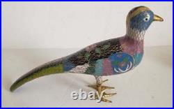 Herend Hungary Porcelain Pheasant Vintage Fishnet Bird Figurine 10