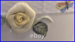 Herend Hungary RO Rothschild Bird Covered Tureen 42/RO. Handpainted Porcelain