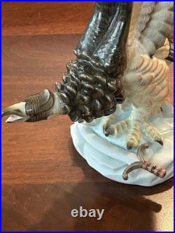 Herend, Mythical Predator Turul Bird 13, Handpainted Porcelain Figurine Read