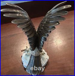 Herend, Mythical Predator Turul Bird 13, Handpainted Porcelain Figurine Read