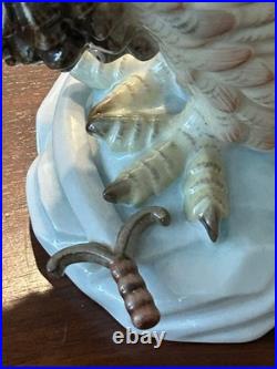 Herend, Mythical Predator Turul Bird 13, Handpainted Porcelain Figurine Read