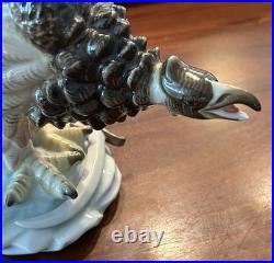 Herend, Mythical Predator Turul Bird 13, Handpainted Porcelain Figurine Read