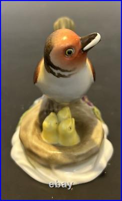 Herend Porcelain Bird Figurine Mother bird with Chicks