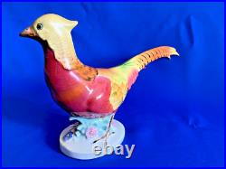 Herend Porcelain Handpainted Colorful Large Pheasant Bird Figurine 5178