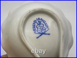 Herend ROTHSCHILD BIRD Twin Salt Dip with Center Handle #253 Herend ROTHSCHILD BIRD Twin Salt Dip with Center Handle #253