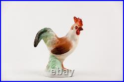 Herend, Rooster Cock Bird 6, Vintage Handpainted Porcelain Figurine! (p144)