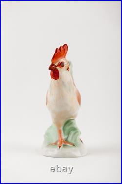 Herend, Rooster Cock Bird 6, Vintage Handpainted Porcelain Figurine! (p144)