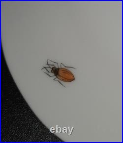 Herend Rothschild Bird RO-EB Blue Fish Scale 7.5 Salad Plate 1518 Handpainted