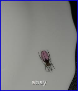 Herend Rothschild Bird RO-EB Blue Fish Scale 7.5 Salad Plate 1518 Handpainted