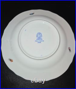 Herend Rothschild Bird RO-EB Blue Fish Scale 7.5 Salad Plate 1518 Handpainted