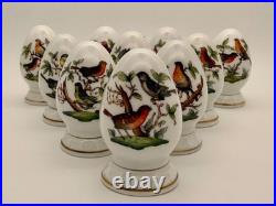 Herend Rothschild Bird Salt and Pepper Shaker Lot 5 Sets 10 Pieces! (H7)