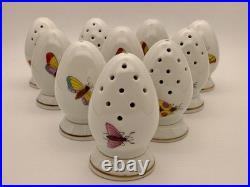 Herend Rothschild Bird Salt and Pepper Shaker Lot 5 Sets 10 Pieces! (H7)