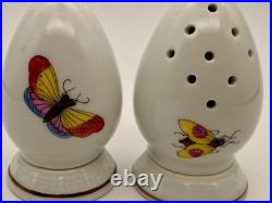 Herend Rothschild Bird Salt and Pepper Shaker Lot 5 Sets 10 Pieces! (H7)
