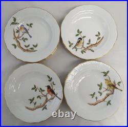 Herend SONGBIRD Dessert Pie Salad Plate 3 Available 1520 Eastern Bluebird SOBI 1