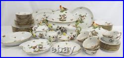 Herend SONGBIRD Dessert Pie Salad Plate 3 Available 1520 Eastern Bluebird SOBI 1