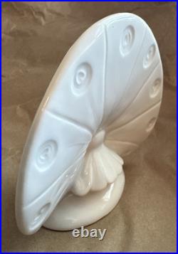 Herend White Porcelain Peacock Mint