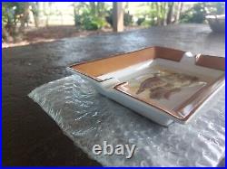 Hermes Paris Ashtray Bird Plate Dish Porcelain Tray Cigar