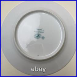 Hermes Toucan Dessert Plate 19 cm set of 2 green porcelain bird Dinnerware