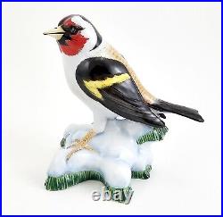 Hollohaza Bird Figurine Goldfinch Bird Figurine