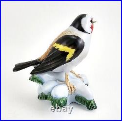 Hollohaza Bird Figurine Goldfinch Bird Figurine