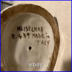 Hoopoe Porcelain Bird on Stump Rare fine about 11 inch meiselman vintage Italy