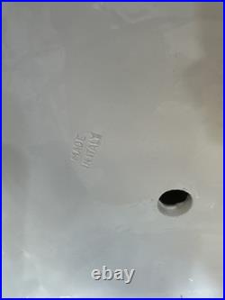 Huge Italian Porcelain Figure sculpture 25 Tall 14 Wide Asian Man With Bird