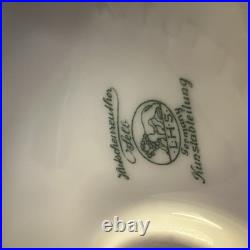 Hutschenreuther Germany Porcelain Bird Figurine White Glossy Printed Backstamp