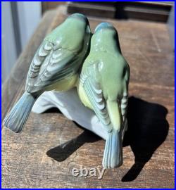 Hutschenreuther Pair Of Love Bird Porcelain Figurine Signed L Foucar Mint