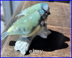 Hutschenreuther Pair Of Love Bird Porcelain Figurine Signed L Foucar Mint