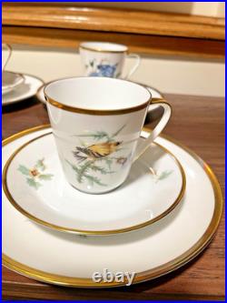 Hutschenreuther Selb Bavaria Porcelain Bird Set Audubon Drawings 23 Pieces